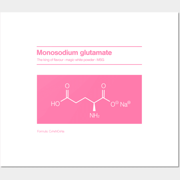 MSG Monosodium glutamate Wall Art by mrsupicku